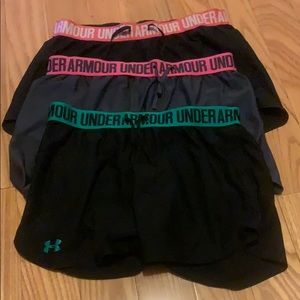 LOT OF 3 Under Armour dry fit shorts